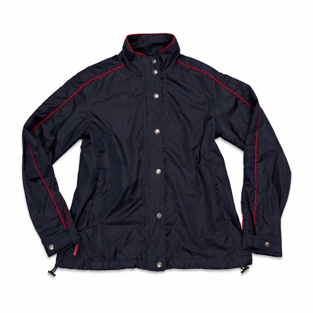 Ralph Lauren Women’s Blue/ Red Windbreaker Button Up Full Zip Jacket size Small